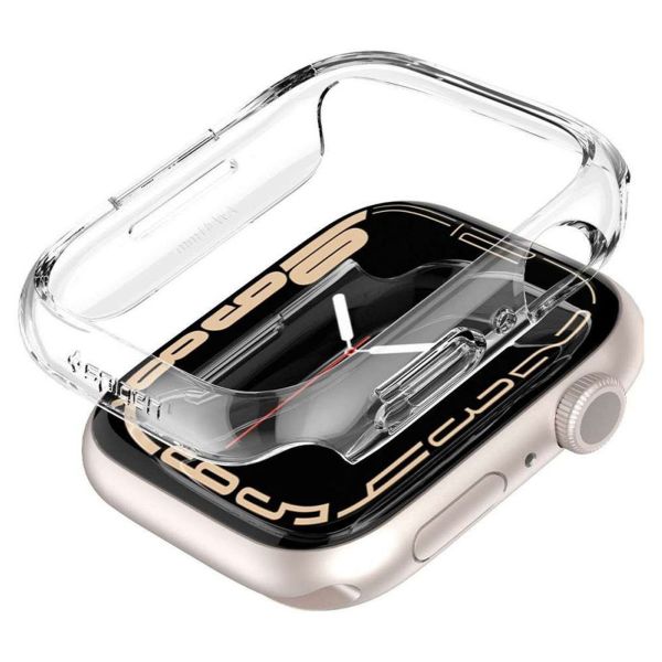 Spigen Coque Thin Fit™ Apple Watch 7 / 8 / 9 - 41 mm - Transparent