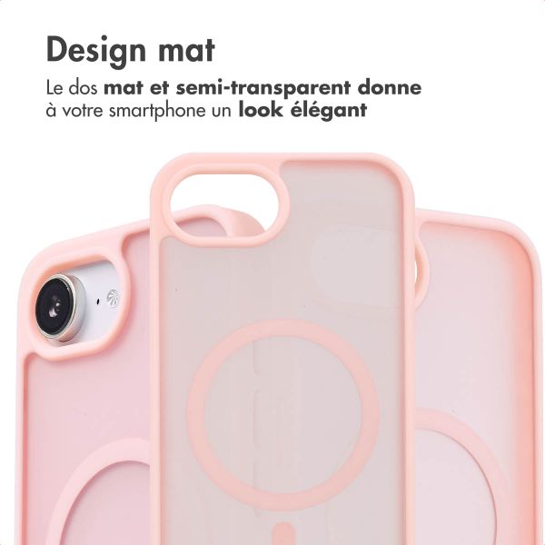 imoshion Coque Color Guard avec MagSafe Apple iPhone 17e / 16e - Rose clair