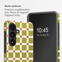 Selencia Coque arrière Vivid Samsung Galaxy S26 - Check This Olive