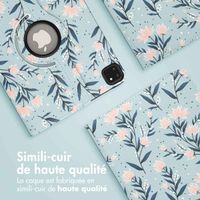 imoshion Coque tablette Design rotatif à 360° Apple iPad Pro 11 (2022 / 2021 / 2020 / 2018) - Flowers