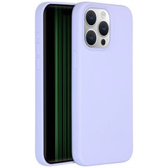 Accezz Coque Liquid Silicone Apple iPhone 15 Pro Max - Violet