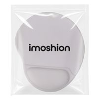 imoshion Tapis de souris ergonomique - Tapis de souris avec repose-poignet - 30 x 25 cm - Gris