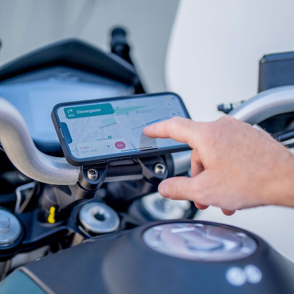 SP Connect Support de téléphone Moto Mount LT pour vélo / scooter / moto pour coques SPC+ - Noir