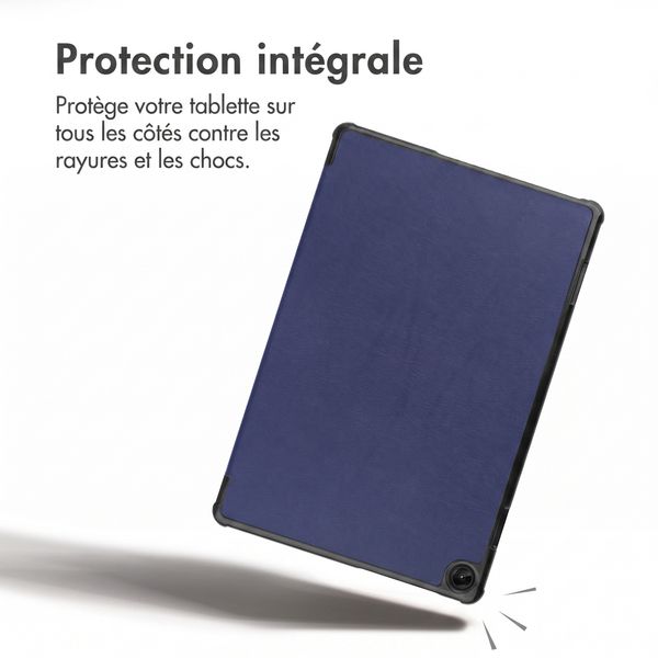 imoshion Coque tablette Trifold Lenovo Tab M10 (3rd gen) - Bleu foncé