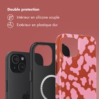 Selencia Coque arrière Vivid avec MagSafe Apple iPhone 15 - Moo’d Blush Pink