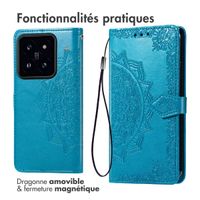 imoshion Etui de télephone Mandala Xiaomi 14T - Turquoise