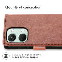 imoshion Étui de télephone portefeuille de luxe OnePlus Nord 3 - Marron