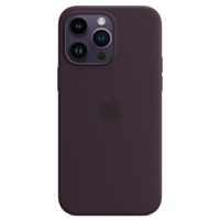 Apple Coque en silicone MagSafe Apple iPhone 14 Pro Max - Elderberry
