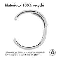 imoshion Bracelet sport en silicone  - Connexion universelle 22 mm - White / Black