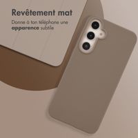 imoshion Coque Couleur Samsung Galaxy A55 - Marron