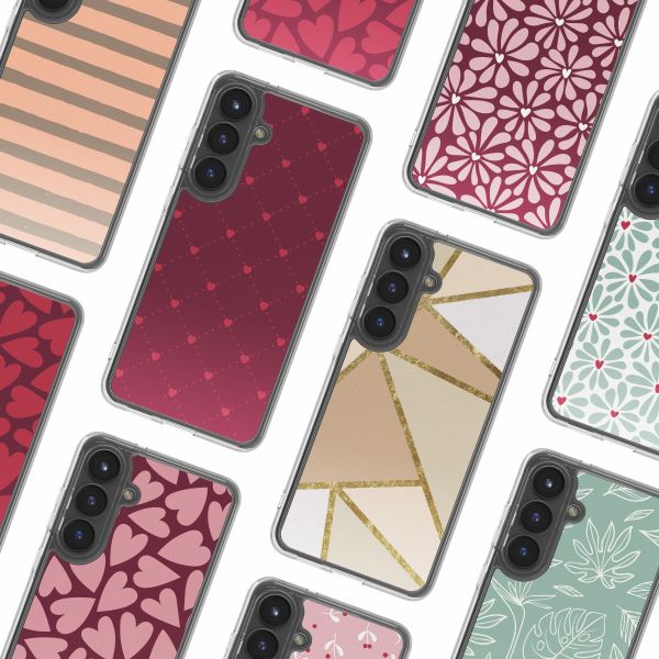 imoshion Coque Design Samsung Galaxy S25 FE - Crush Check Coral Dust