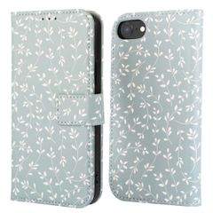 imoshion Étui de télephone portefeuille Design Apple iPhone 17e / 16e - Smoke Green Flowers