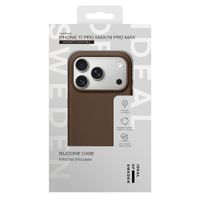 iDeal of Sweden Coque en silicone avec MagSafe Apple iPhone 18 Pro Max / 17 Pro Max - Mocha Mousse