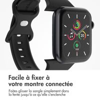 imoshion Bracelet en silicone⁺ Apple Watch | 38/40/41/42 mm - Taille S/M - Noir