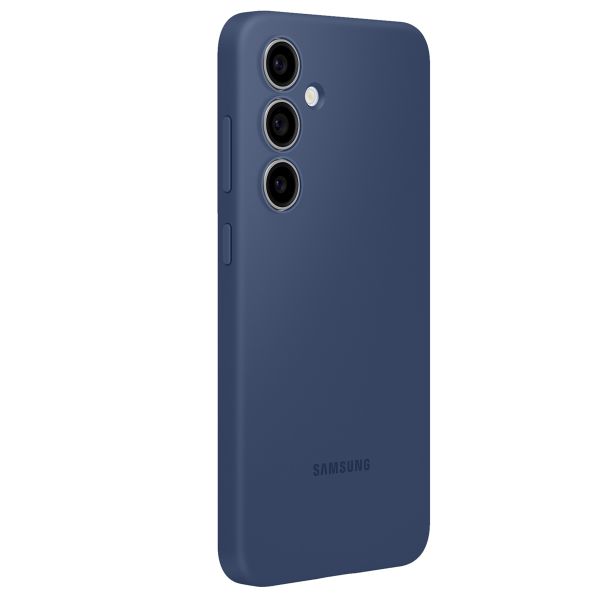 Samsung Original Coque en silicone Samsung Galaxy S24 FE - Bleu