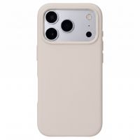 Accezz Coque Liquid Silicone avec MagSafe Apple iPhone 18 Pro / 17 Pro - Stone