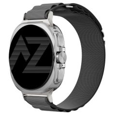 Accezz Bracelet en nylon Alpine Samsung Galaxy Watch Ultra 2 (2026) / Ultra (2024/2025) - Dark Grey