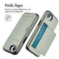imoshion Coque arrière avec porte-cartes Apple iPhone 17e / 16e - Vert
