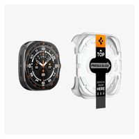Spigen Protection d'écran EZ FIT Glas.tR avec applicateur Samsung Galaxy Watch Ultra 2 - 47 mm - Transparent