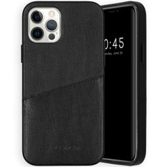 Selencia Coque arrière en cuir végan Vayu Apple iPhone 12 (Pro) - Noir