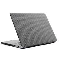 Selencia Coque tissée Apple MacBook Air 13 pouces (2022 / 2024 M3 / 2025 M4 / 2026 M5) - Gris