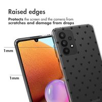 imoshion Coque Design Samsung Galaxy A33 - Hearts All Over Black