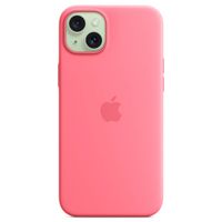 Apple Coque en silicone MagSafe Apple iPhone 15 Plus - Rose