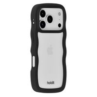Holdit Coque Wavy Apple iPhone 17 Pro - Black / Transparent