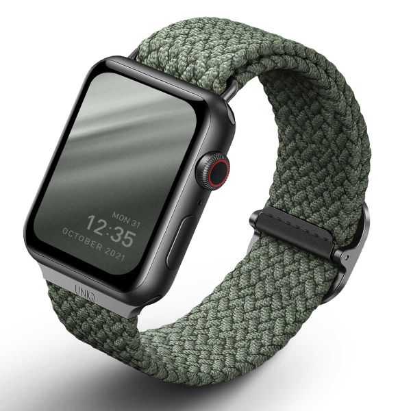 Uniq Bracelet tressé Aspen Apple Watch | 38/40/41/42 mm - Cypress Green