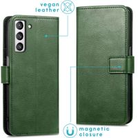 imoshion Étui de télephone portefeuille de luxe Samsung Galaxy S21 FE - Vert
