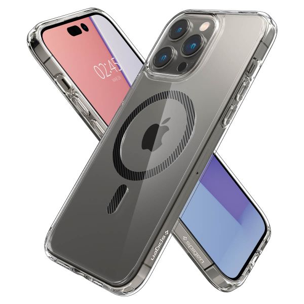 Spigen Coque Ultra Hybrid MagSafe Apple iPhone 14 Pro - Carbon Fiber Black
