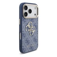 Guess Coque 4G Metal Logo Backcover Apple iPhone 18 Pro / 17 Pro - Blue