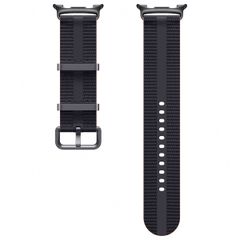 Samsung Bracelet Athleisure original Samsung Galaxy Watch 9 (40/44mm) / Watch 8 (40/44mm) / Classic (46mm) - Taille M/L - Graphite