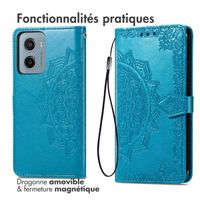 imoshion Etui de télephone Mandala Motorola Moto G05 / E15 - Turquoise