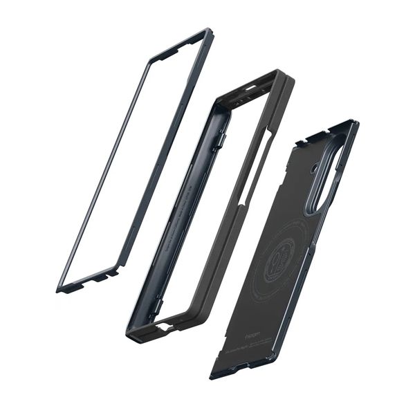 Spigen Coque Slim Armor MagSafe Samsung Galaxy Z Fold 8 Ultra - Metal Slate