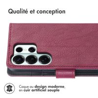 imoshion Étui de télephone portefeuille de luxe Samsung Galaxy S26 Ultra - Bordeaux
