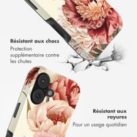 Selencia Coque arrière Vivid avec MagSafe Apple iPhone 17 - Vintage Peony