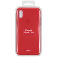 Apple Coque en silicone Apple iPhone X - Red