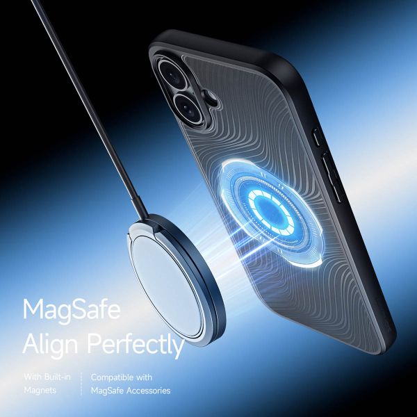Dux Ducis Coque arrière Aimo avec MagSafe Apple iPhone 16 - Transparent