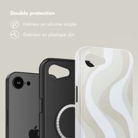 Selencia Coque arrière Vivid avec MagSafe Apple iPhone 17e / 16e - Desert Waves Beige