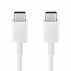 Samsung Original câble USB-C vers USB-C emballage d'usine - 1 mètre - 45 Watt - Blanc