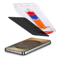 Accezz Protection d'écran en verre trempé avec filtre de confidentialité + Applicateur Samsung Galaxy S25 Ultra
