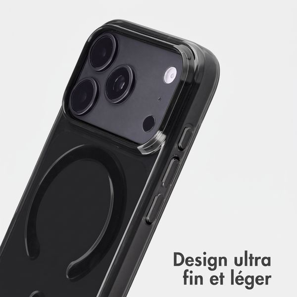 Accezz Lite coque arrière avec MagSafe Apple iPhone 18 Pro / 17 Pro - Smokey Clear