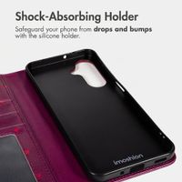 imoshion Étui de télephone portefeuille Design Samsung Galaxy A35 - Crush Check Coral Dust