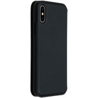 Apple Étui de télephone portefeuille Leather Folio Apple iPhone X / Xs - Noir