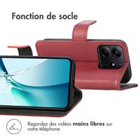 imoshion Étui de télephone portefeuille de luxe Xiaomi Redmi Note 14 (5G) - Rouge