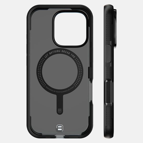 BodyGuardz Coque Ace Pro MagSafe Apple iPhone 16 Pro - Smoke / Black