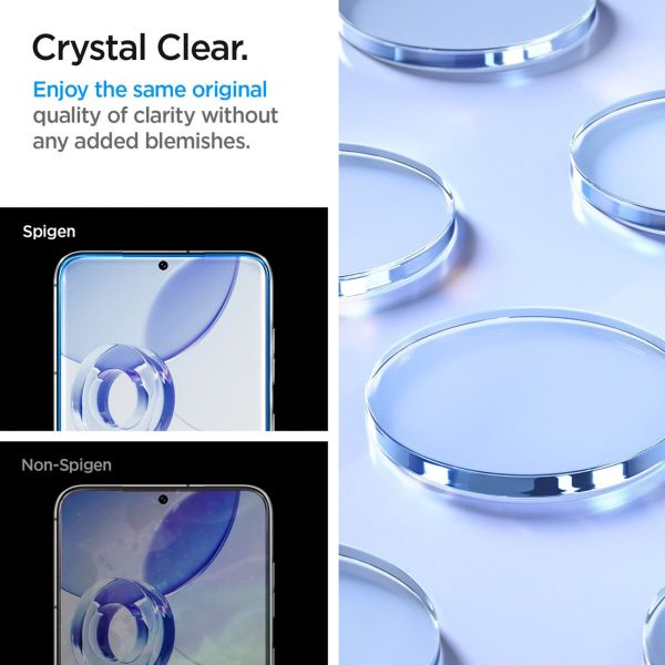 Spigen Protection d'écran en verre trempé GLAStR Fit 2 Paquets + Applicator Samsung Galaxy S23
