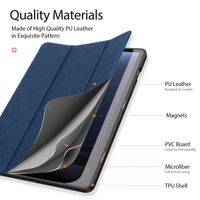 Dux Ducis Coque tablette Domo Samsung Galaxy Tab S10 FE / S9 FE - Bleu foncé