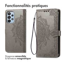 imoshion Etui de télephone Mandala Samsung Galaxy A23 (5G) - Gris